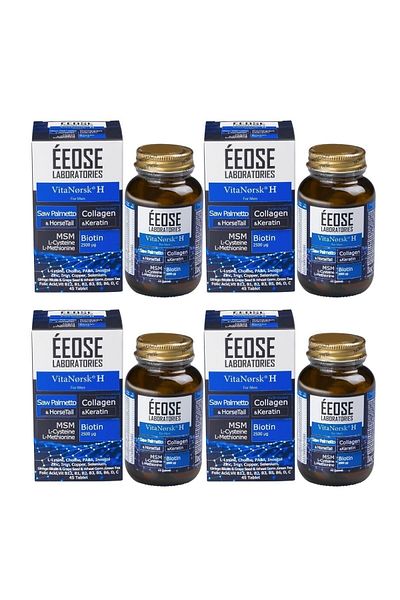 Eeose Vitanorsk H Confinement - 45 Tablets Men Anti-Hair Loss (4 Pieces)