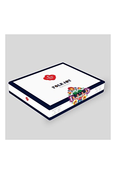 Cotton Box Folk Art Double Duvet Cover Cotton Set Tamaya Tile