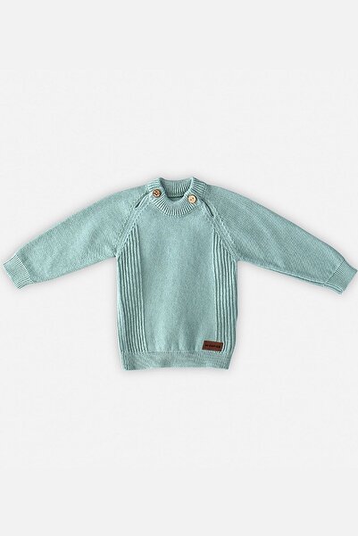 Miespiga Unisex Baby Green Knitwear Knitted Sweater