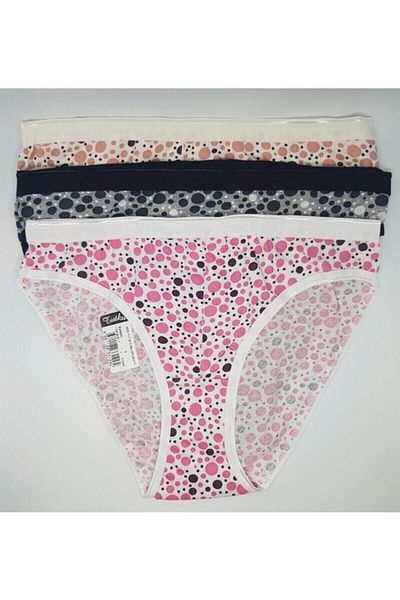 ÇamaşırcımShop Pachet de 12 chiloți de bikini Passion 0520 Belgin cu buline din elastan