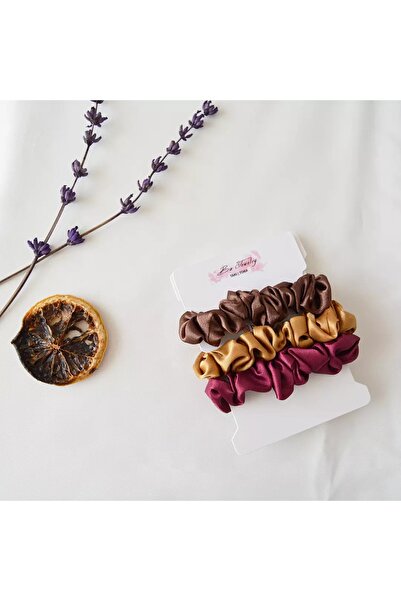Ba Jewelry مشبك مطاطي من الساتان 3 قطع