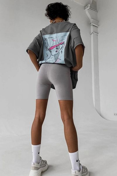 Keywest Μπλουζάκι Groove εμπρός και πίσω με στάμπα Oversize