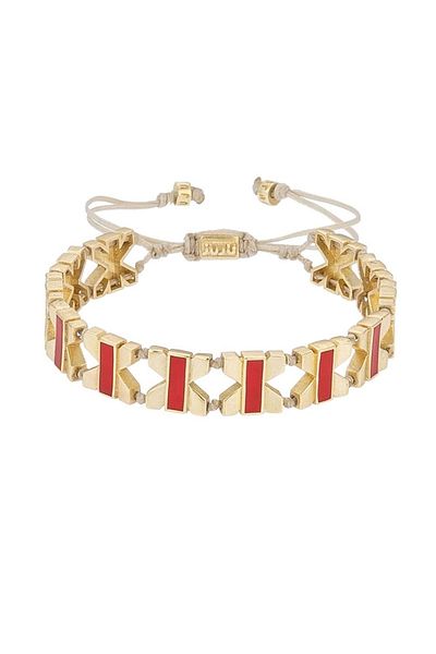 Juju Bronze Butterfly Bracelet With Enamel