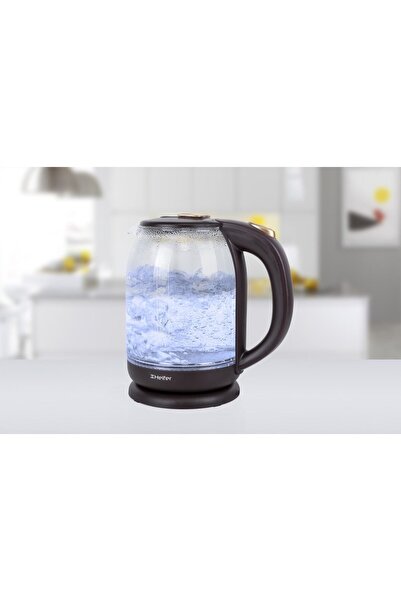 Heifer Glass Kettle 2000W – Stylish Water Kettle with Blue Light