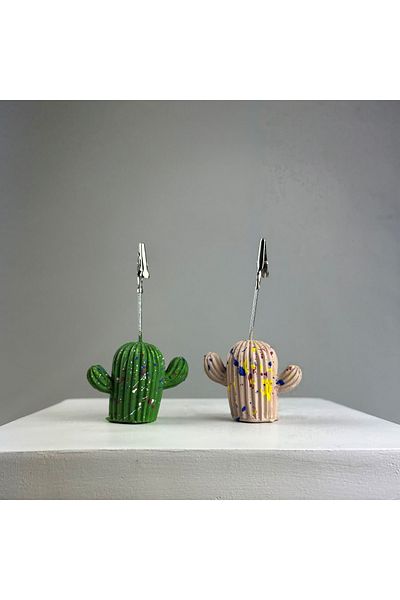 oasis decoration Cactus Splash Note Holder Set of 2