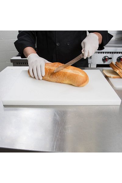 Türkay Plastic Cutting Board White Color 30x50x2 Cm