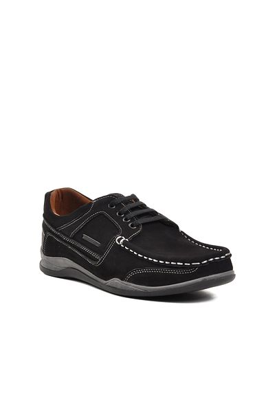 CHOPPER Cpr-22960 Black Nubuck Men's Boat Shoes