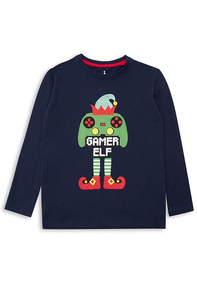 Threadboys Pyjama - Dunkelblau - Landschaft