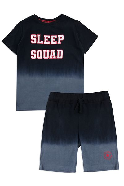Threadboys Pyjama - Schwarz - Farbverlauf