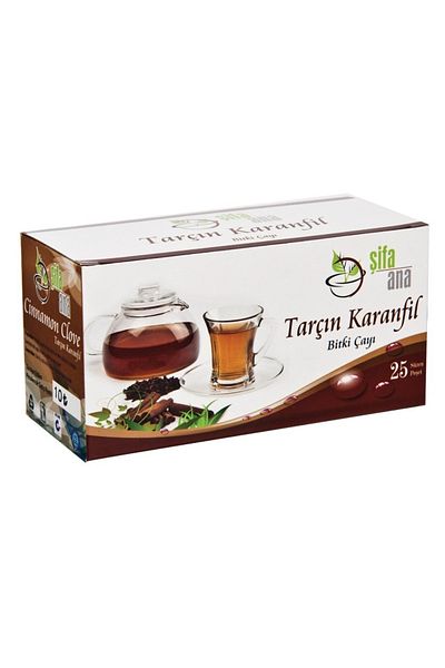 ŞİFA ANA Cinnamon Clove Tea (25 Pcs)