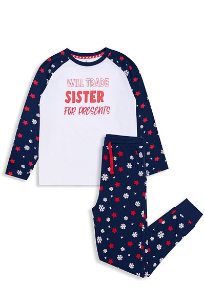 Threadboys Pyjama - Dunkelblau - Landschaft