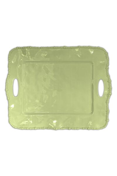 Baci Milano Joke Table&kitchen Melamin Dikdörtgen Tepsi - Yeşil