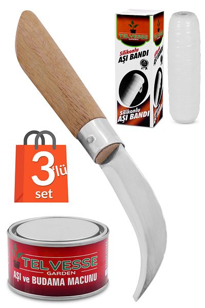 ZUBİZUBİ Bayram Vaccine Knife 22 Cm No 3 Vaccine Paste Vaccine Tape Pack of 3