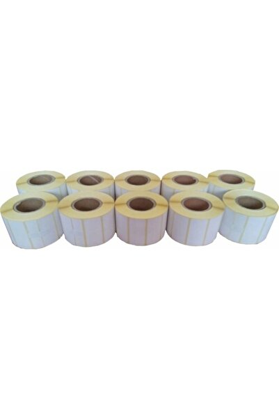 A1 Etiket Pia Label 70x100 Mm 5,000 Pieces Thermal Barcode Labels with 500 Ro...