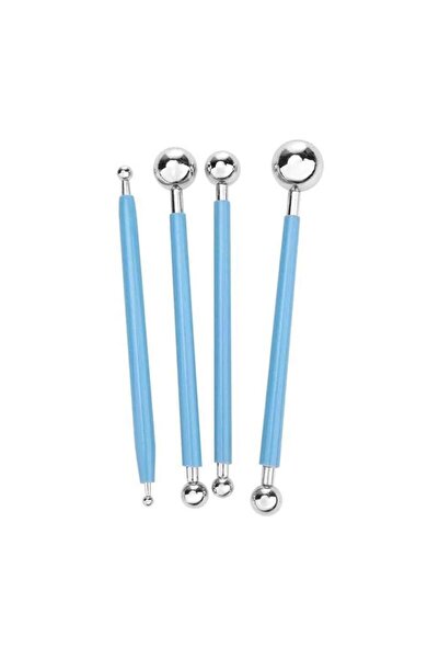 Genel Markalar Metal Top Marzipan Seti, 8 Adet