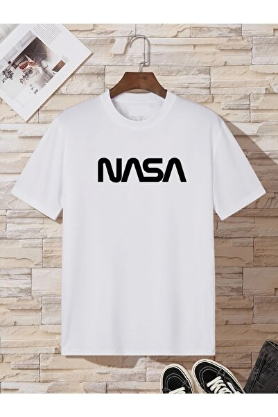 MOONBULL Μπλουζάκι Unisex Oversize Λευκό Nasa Printed