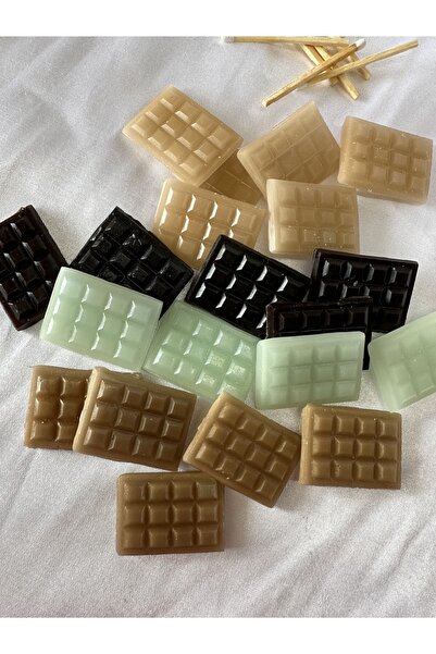 Zdtoptan Çiçek Kokulu 20 Adet Çikolata Buhurdanlık Mumu