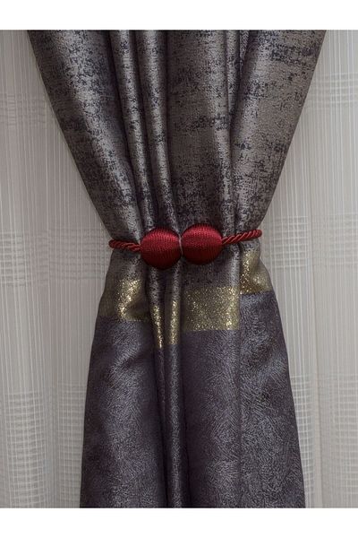MAGNİS Magnetic Curtain Collector Accessory Claret Red