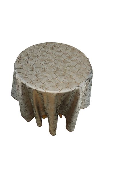 gonk First Class, Function Fabric, No Leather, Round, Fiscos, Dining Table Cloth