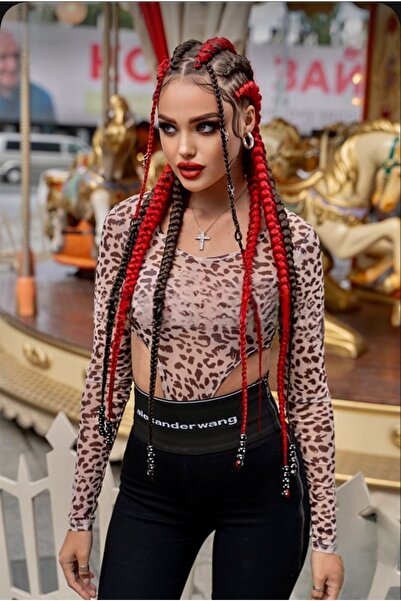 AKOLİFE Δίχρωμο πλεκτό αφρικανικό πλεκτό χρώματος ombre