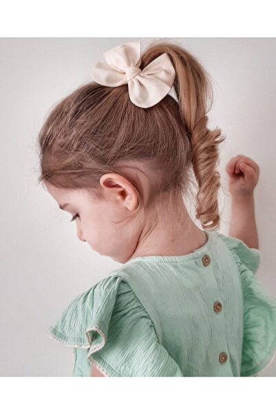 NEW BOWS BANDS Girl And Baby Cream Buckle