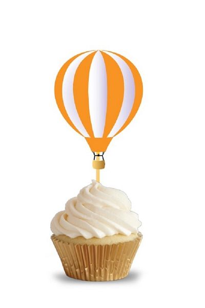 Big Party Hot Air Balloon Toothpick 10 Pieces