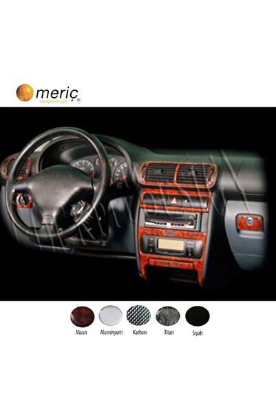 meriç cockpit design ميريتش ®   أودي A3 توربيدو أمامي مطلي بالماهوجني 8 قطع 1...