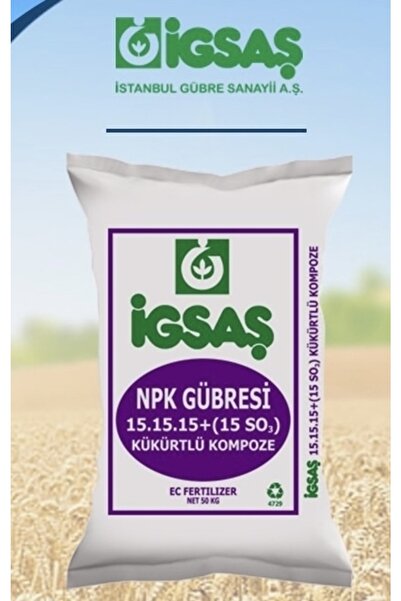 İGSAŞ Npk 15.15.15 +  15 So3  Kükürtlü Kompoze 50 kg Gübre