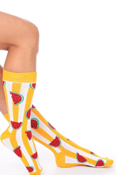 Esinti Чоловічі шкарпетки Жіночі шкарпетки Довгі кольорові шкарпетки з візерунком та ароматом