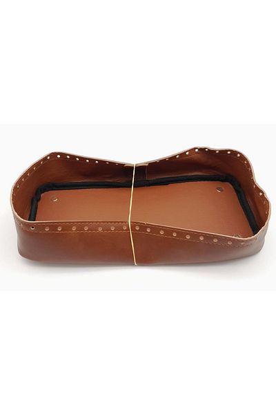 angel çanta aksesuar Tan Artificial Leather 28x13 Cm High Bag Base Light Gold Metal