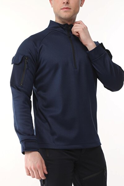 GHASSY CO. Men's Water and Windproof Ripstop Military Tactical Army Combat Half Zipper Coat