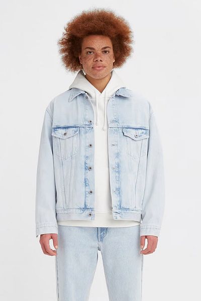 Levi's Τσέπες με κουμπιά 100% βαμβακερό τζιν μπουφάν Ανδρικό τζιν μπουφάν A3179