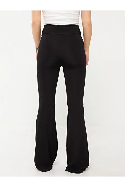 LC Waikiki Beli Lastikli Düz Ispanyol Paça Kadın Tayt Pantolon
