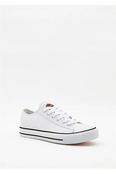 Harley Davidson Ontario Men's White Linen Sneakers