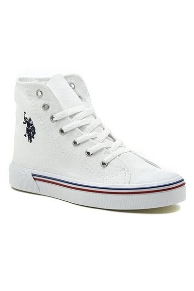 U.S. Polo Assn. Tenis alb cu talpă de piscină pentru femei