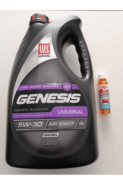 LUKOIL Genesis Universal 5w-30 Sentetik Dpf Motor Yağı 4 Lt Hediye Cam Suyu Ş...