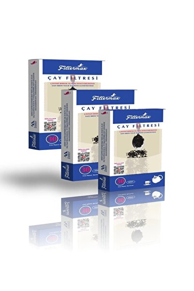 Genel Markalar 90x70 Kağıt Çay Filtresi 30 'lu 3 Paket
