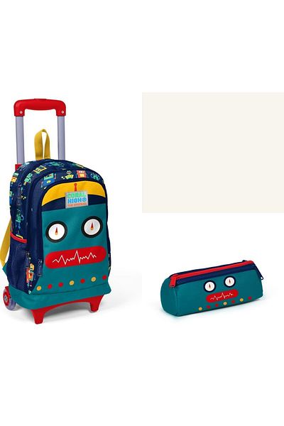 Coral High Set de 2 racle cu model robot pentru copii