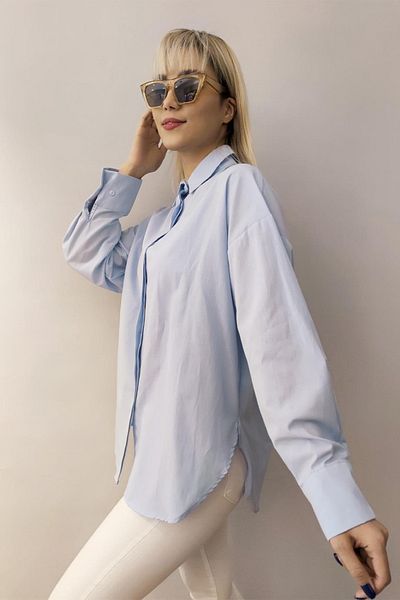 Quzu Πουκάμισο Oversize Cut