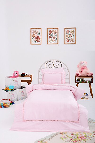 homewell طقم غطاء لحاف بتصميم خاص من رينس، مزدوج، وردي