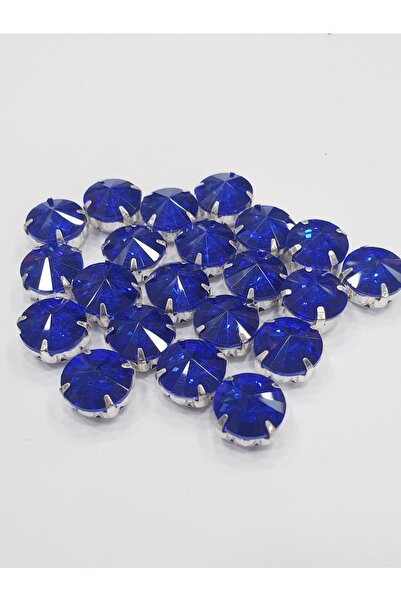CRYSTALSHOP 12mm Kobalt plava Plavi kamen u kućištu - 50AD