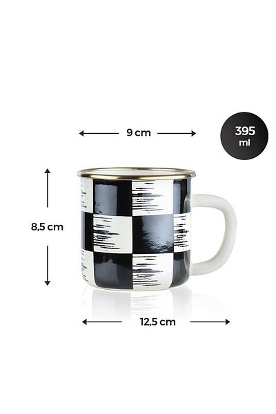 ACAR Qualita King Enamel Mug - 395 ml