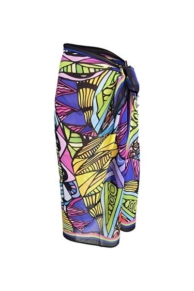 Bolder Emily Abstract Ipek Şifon Pareo