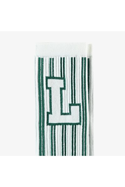 Lacoste Унисекс зелени чорапи на райета