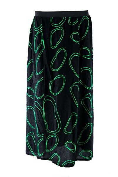 modayiğit Büyük Beden Astarlı Uzun Boy Etek