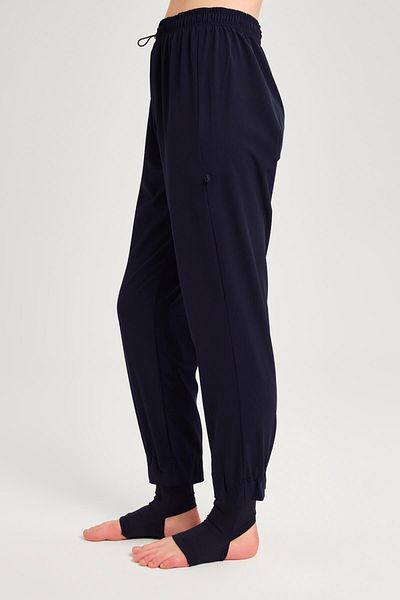 Haşema Εύκαμπτο υφαντό παντελόνι Navy Blue Performance