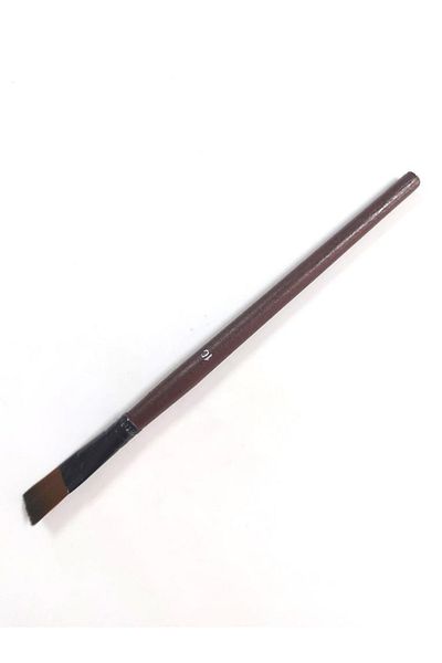 ehobici Economical Flat Cut Synthetic Brush No:10