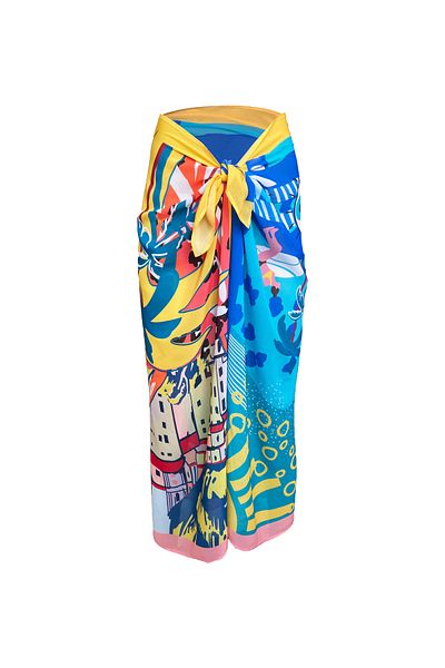 Bolder Emily Miami Silk Chiffon Pareo