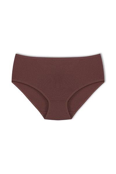 HNX Γυναικεία εσώρουχα 5 συσκευασιών Cotton Corded Plus Size
