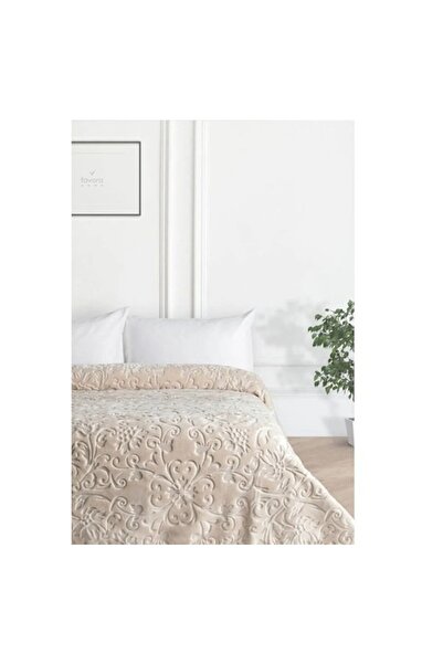Dinarsu Romance Foam Embos Mink 160x220 Cm Single Blanket